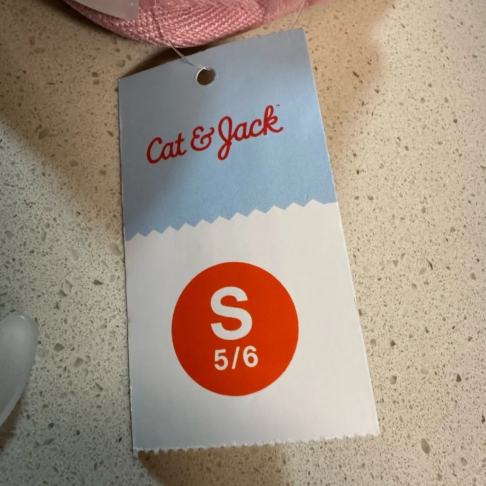 Cat & Jack Toddler Lila Metallic Scuff Slippers NWT